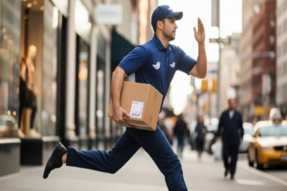 Express courier delivery
